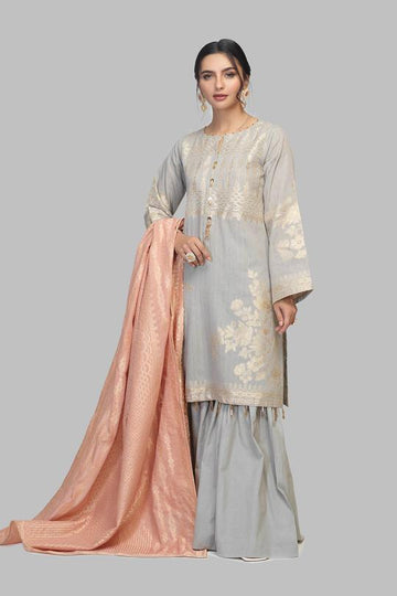 Bonanza Satrangi SSR213P51-ASH-GRY Eid Collection 2021